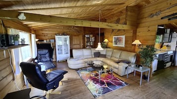 TV, fireplace, DVD player, stereo