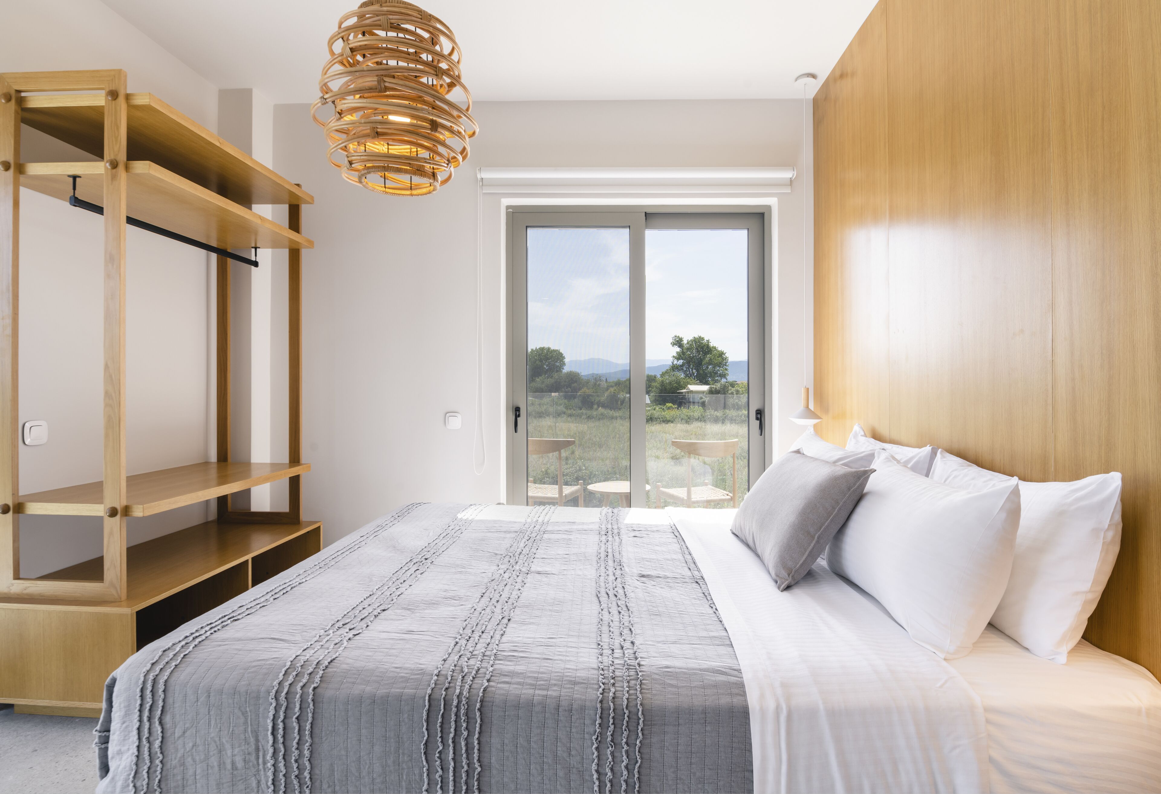 5 chambres, couette en duvet d'oie, matelas Select Comfort