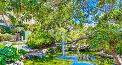 Beachfront Townhome in Solana Beach features Private Den SS166 by RedAwning