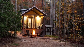 Front Porch and Fire Pit