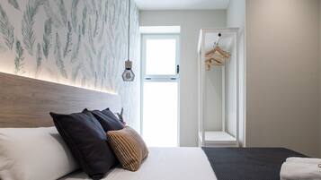 1 slaapkamer, een strijkplank/strijkijzer, gratis wifi, beddengoed