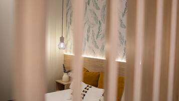 1 slaapkamer, een strijkplank/strijkijzer, gratis wifi, beddengoed