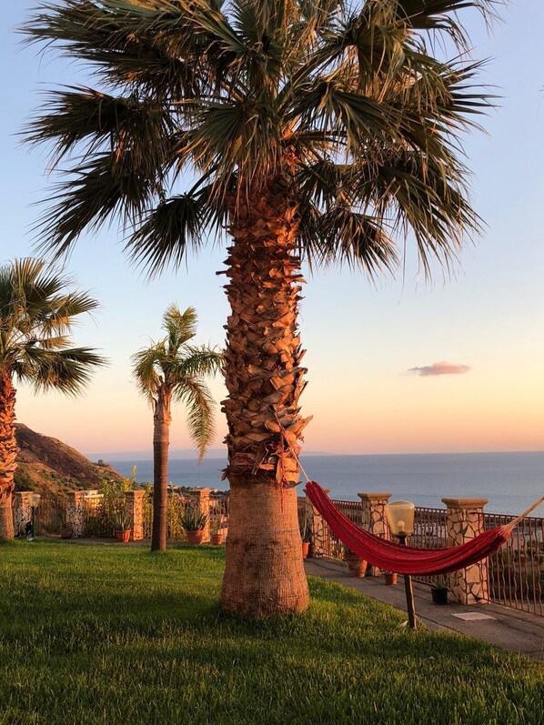 Property grounds - Wonderful vacation home with sea view in Calabria (Amantea)