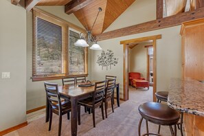 Dining - Gull Lake Craftsman, a custom home that sleeps 10. (June Lake)