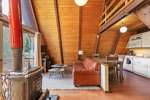 Fireplace - Four Seasons Cabin 2 (June Lake)