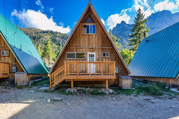 Rustic A-Frame cabin
