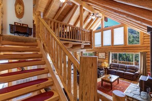 Interior - The Village Log Home (June Lake)