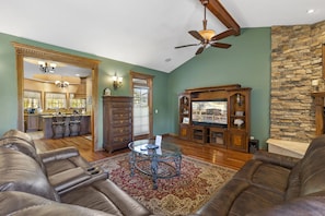 Smart TV, DVD player, books
