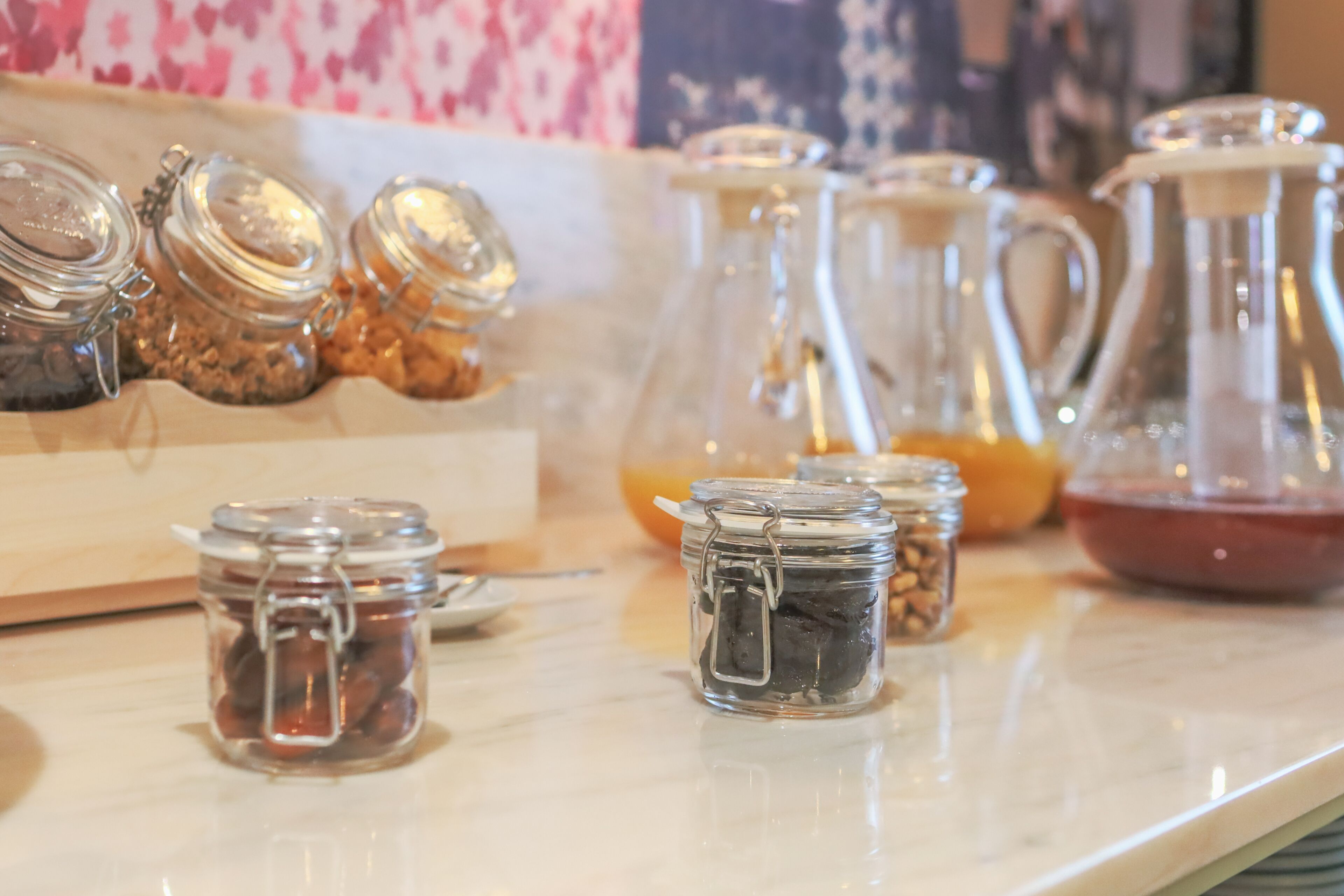 free daily self-service breakfast