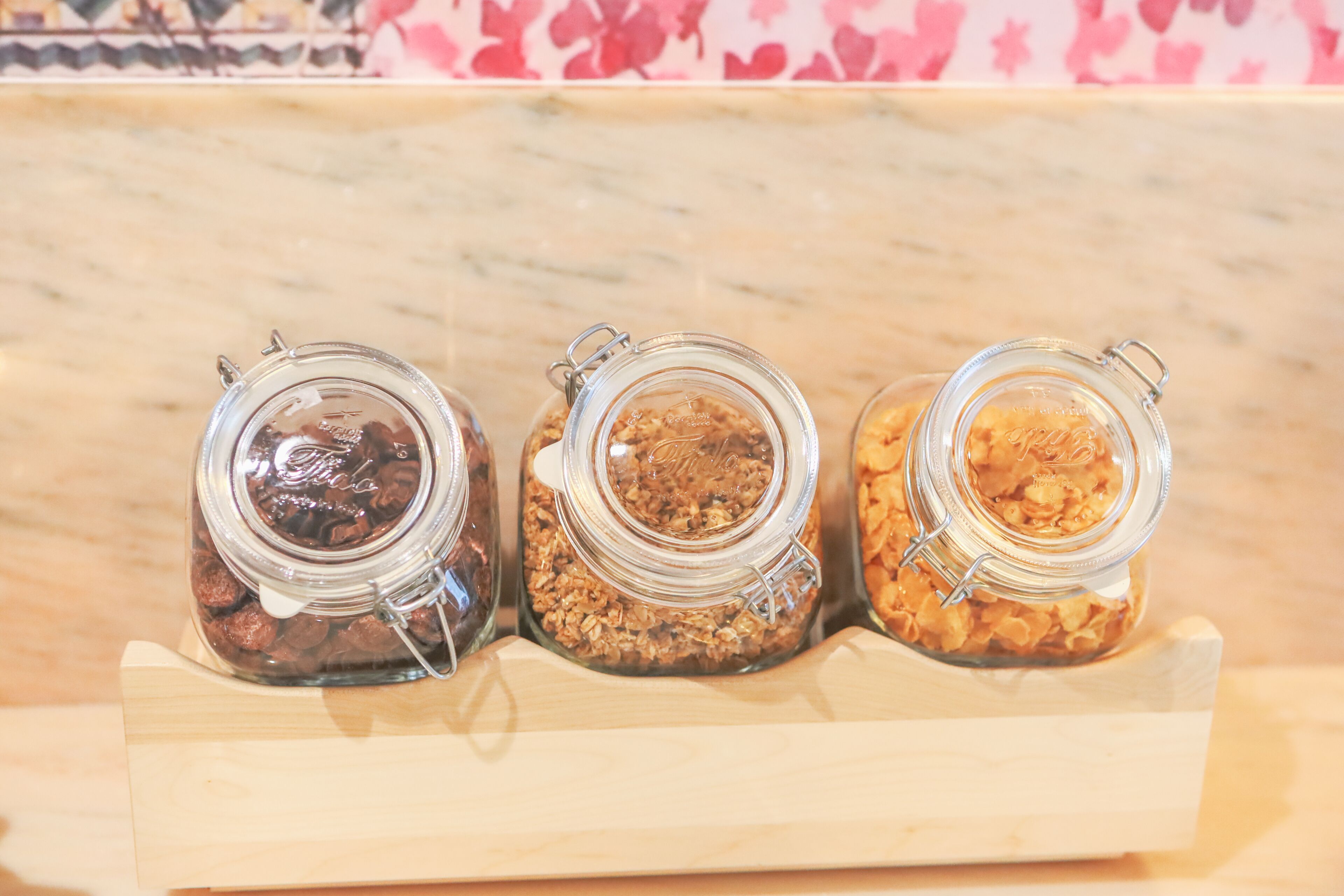 free daily self-service breakfast