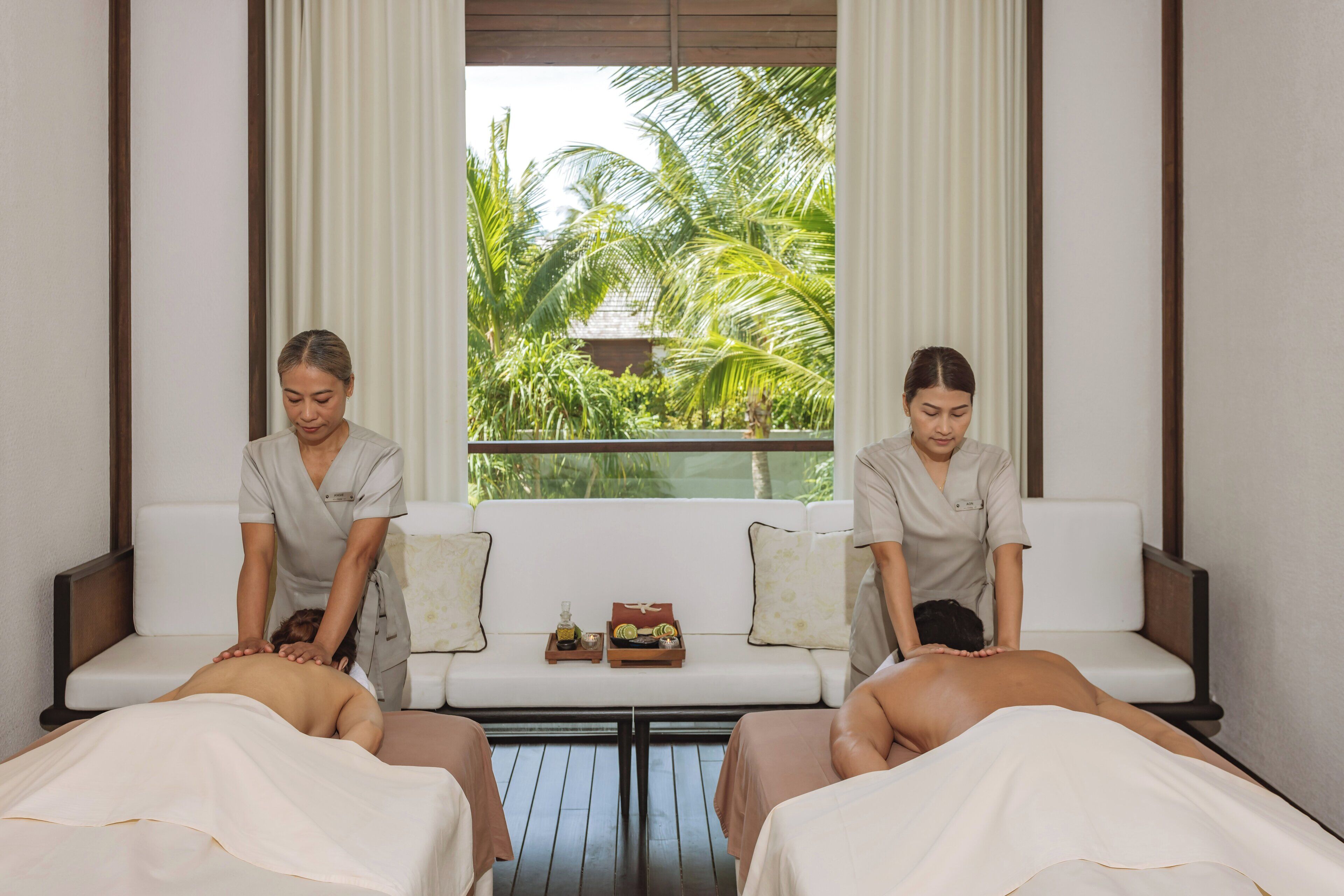 Behandlingsrom for par, badstue, dampbad og kroppsbehandlinger