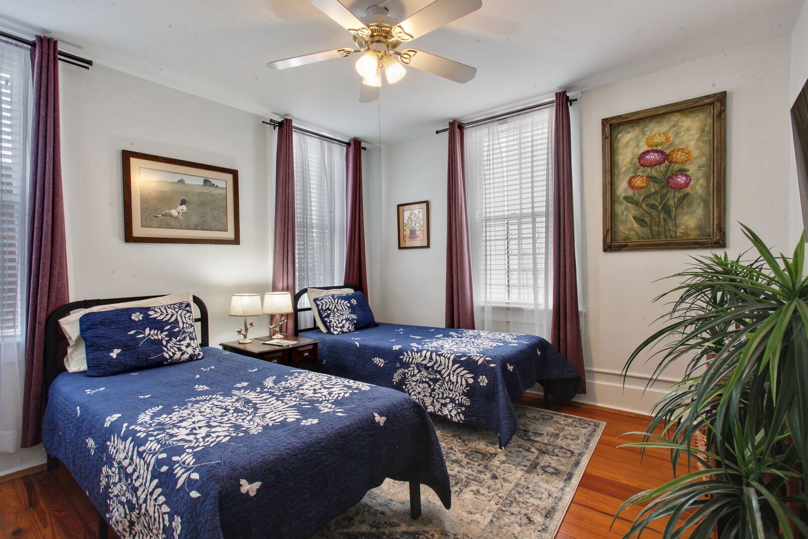 3 bedrooms, iron/ironing board, travel cot, WiFi