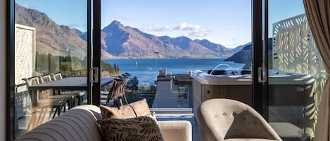 Luxe tweepersoonskamer (Bayview) | Lakens van Egyptisch katoen, luxe beddengoed, donzen dekbedden