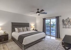 5 Schlafzimmer, Schreibtisch, Bügeleisen/Bügelbrett, Reisekinderbett