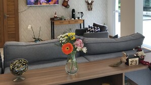 Sitteområde i lobbyen