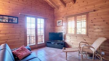 Télévision, cheminée