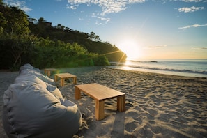 Beach nearby, beach towels