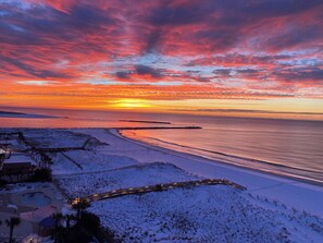 On the beach, sun-loungers, beach towels - Romantic One-bedroom Condo in Orange Beach - Beautiful Gulf-front Views. (Orange Beach)