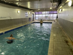 Indoor pool, outdoor pool