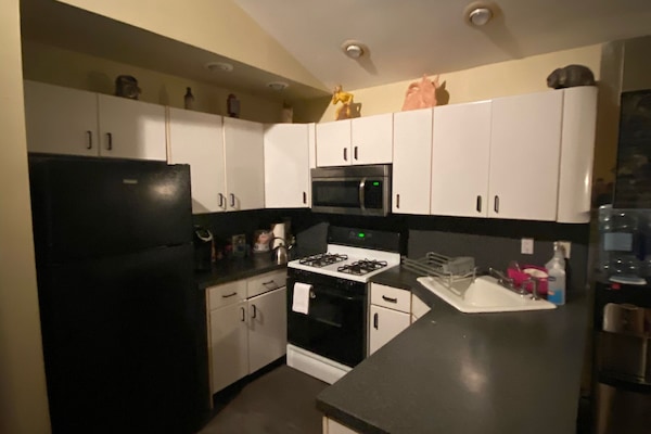 KĂŒhlschrank, Mikrowelle, Ofen, Herdplatte