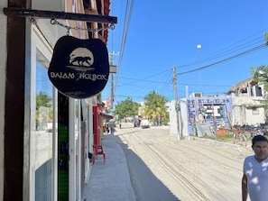 Façade de l’hébergement