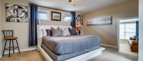 2 chambres, bureau, fer et planche à repasser, Wi-Fi gratuit