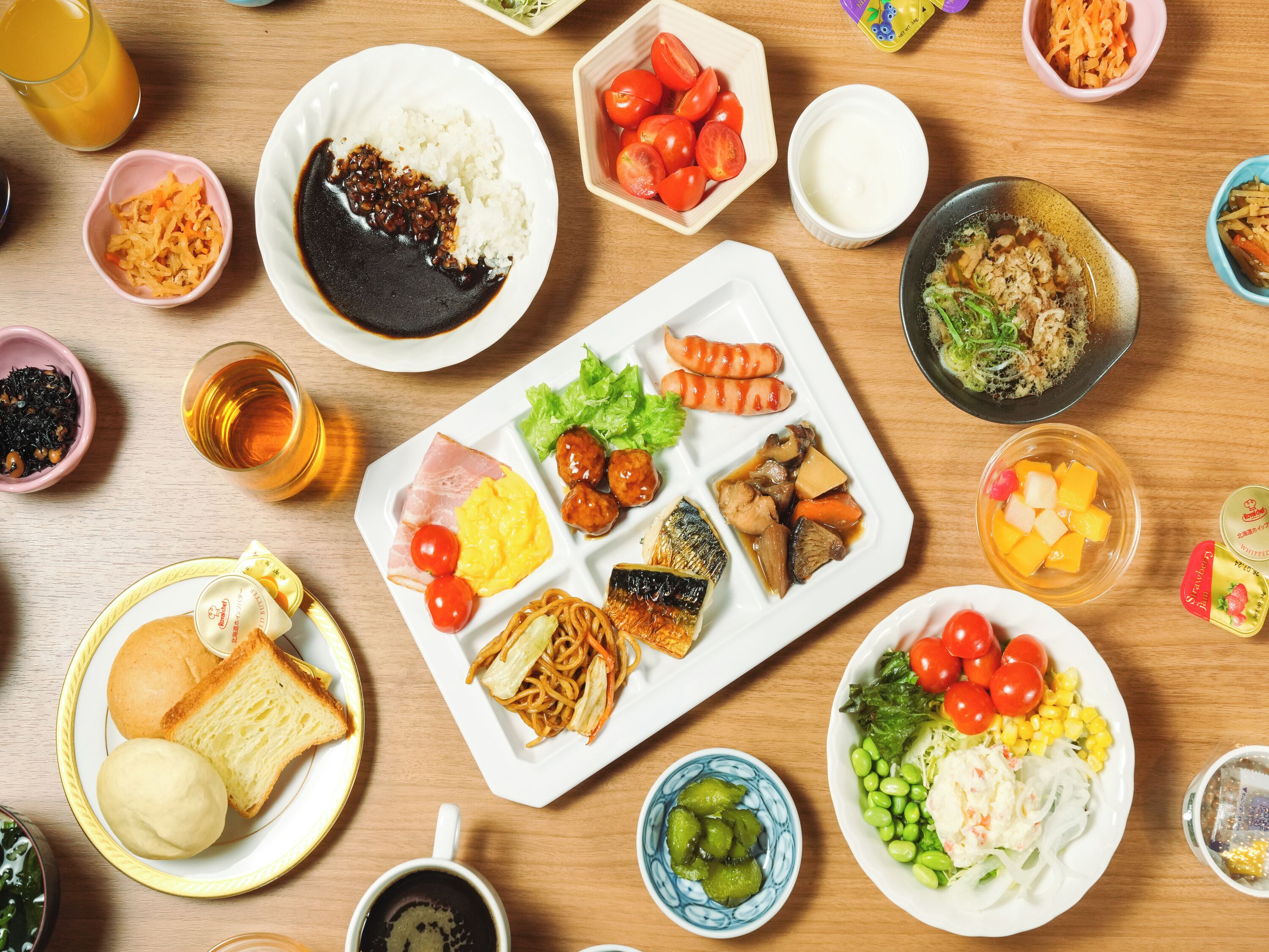 Café da manhã com buffet todos os dias (JPY 1650 por pessoa) 