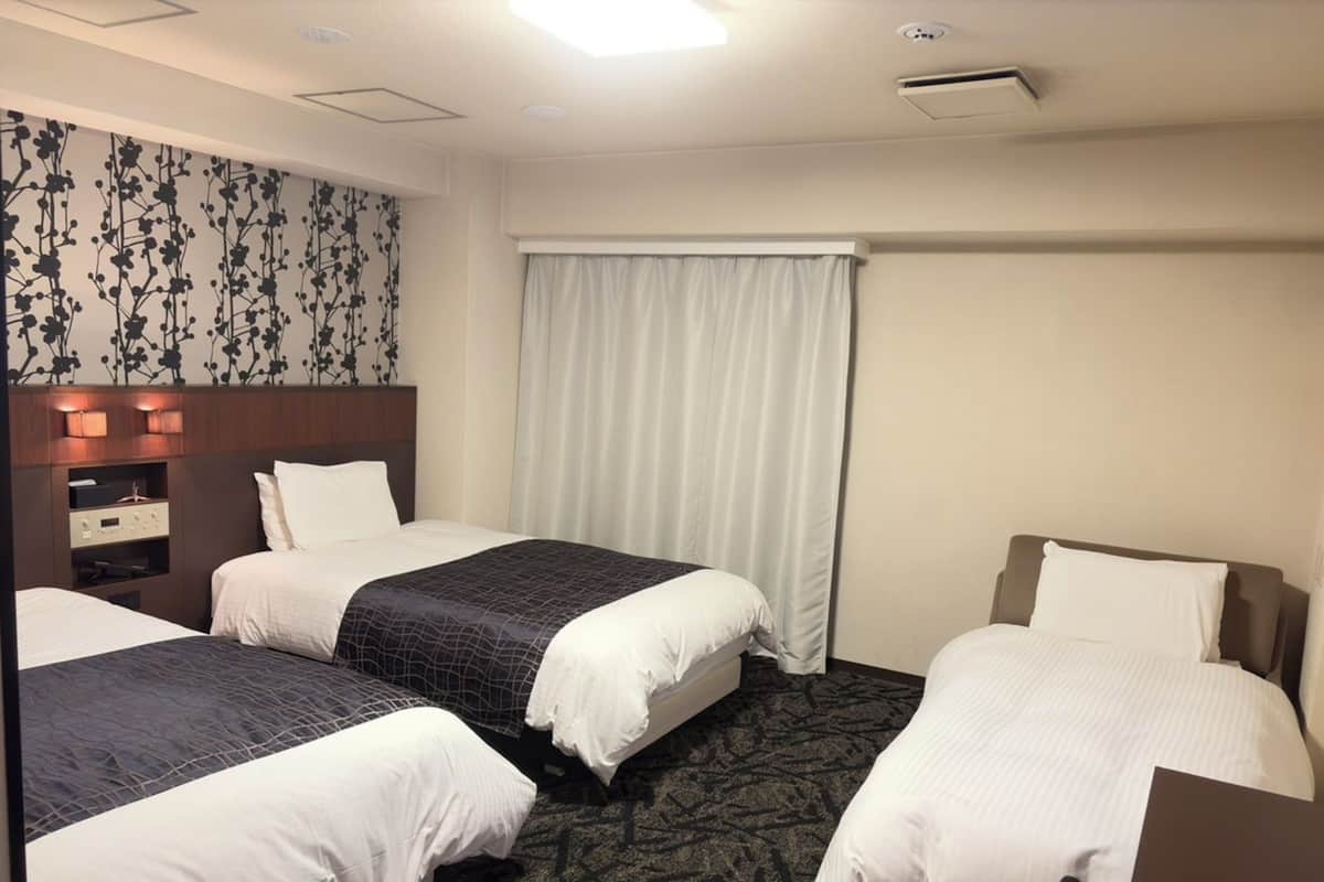 Desk, blackout curtains, free WiFi, bed sheets