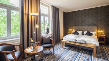 1 soverom, safe på rommet, skrivebord og wi-fi