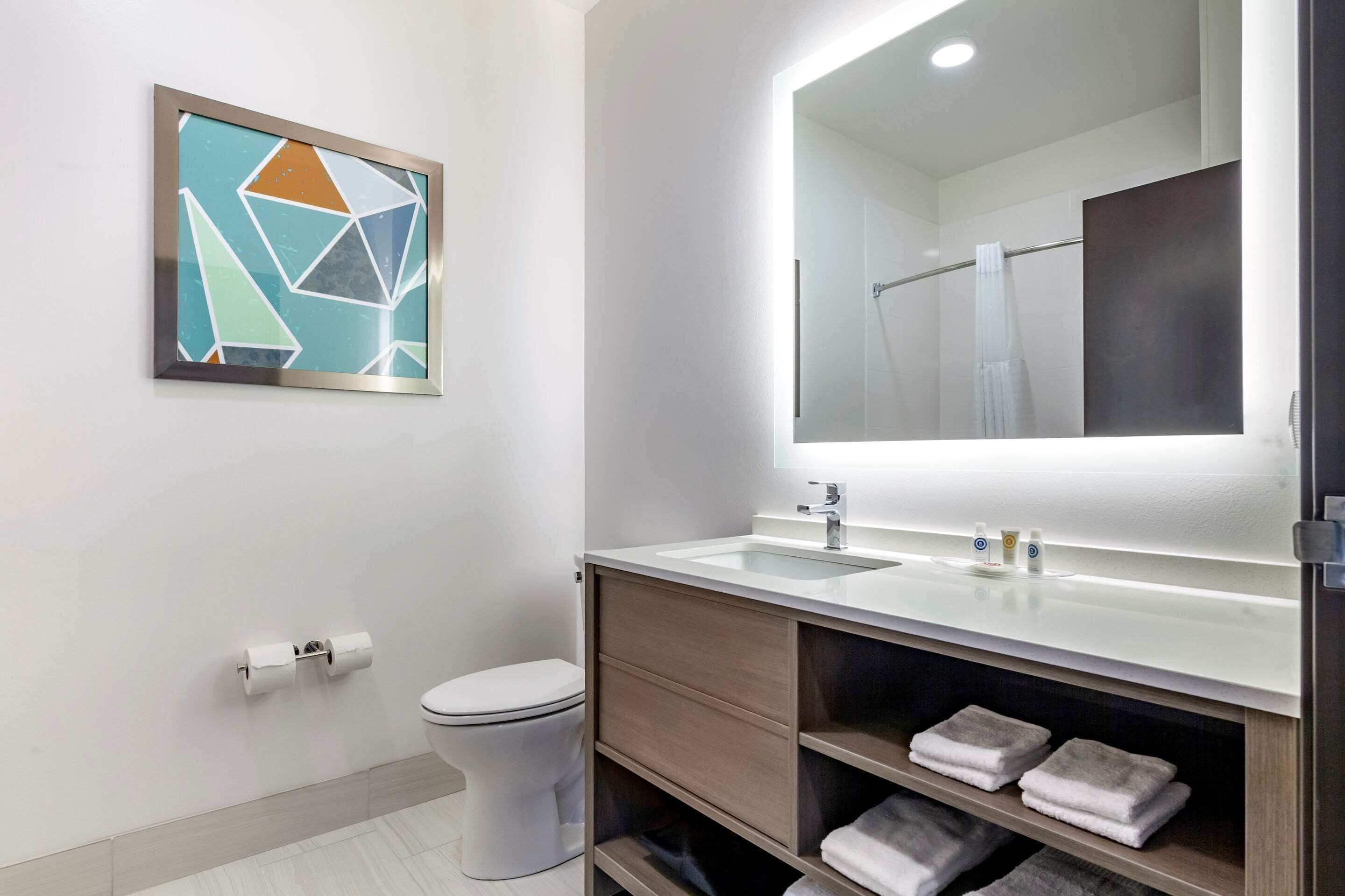 free toiletries, hair dryer, towels, soap