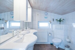 Shower, hair dryer