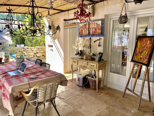 Charming artist's house.