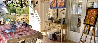 Charming artist's house.