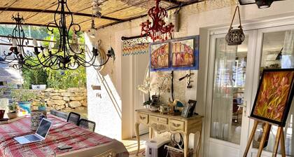Charming artist's house.