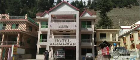 Overnatningsstedets facade