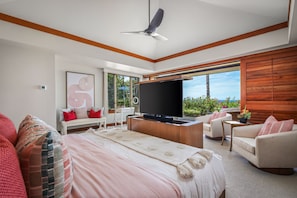 4 bedrooms, iron/ironing board, travel crib, Internet