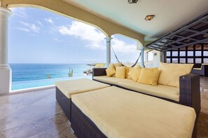 Indoor pool, outdoor pool