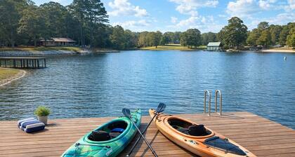 Lakefront Cabin w/ Private Pier & Firepit