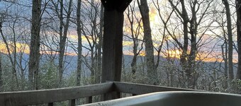 A Unique Bed and Breakfast...Log Cabins, with Hot Tubs and Breakfast Delivered Each Morning :)