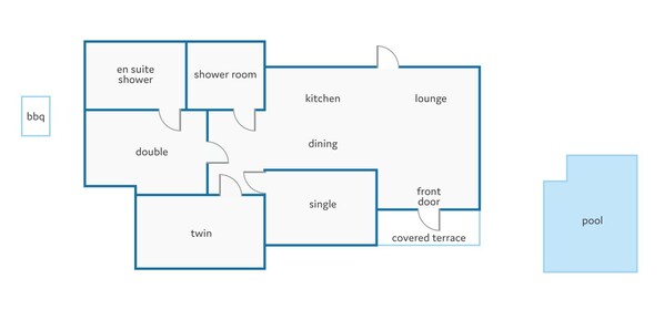 Floor plan - Villa Villino by Villa Plus (Ciutadella de Menorca)