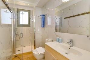 Hair dryer, towels
