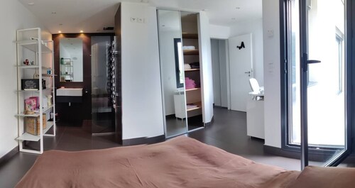 Modern Duplex (home office, laptop friendly)