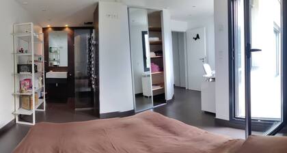 Modern Duplex (home office, laptop friendly)