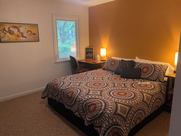 1 bedroom, desk, iron/ironing board, free WiFi