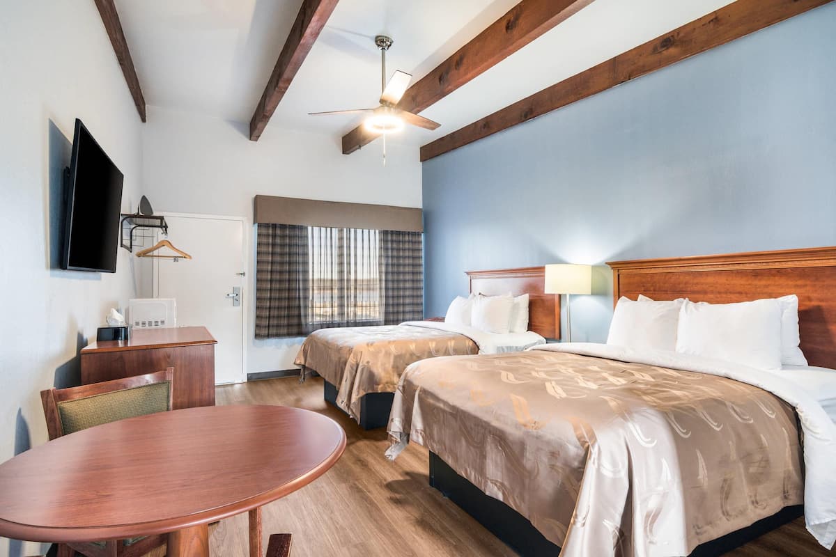 Down duvets, blackout curtains, iron/ironing board, free WiFi