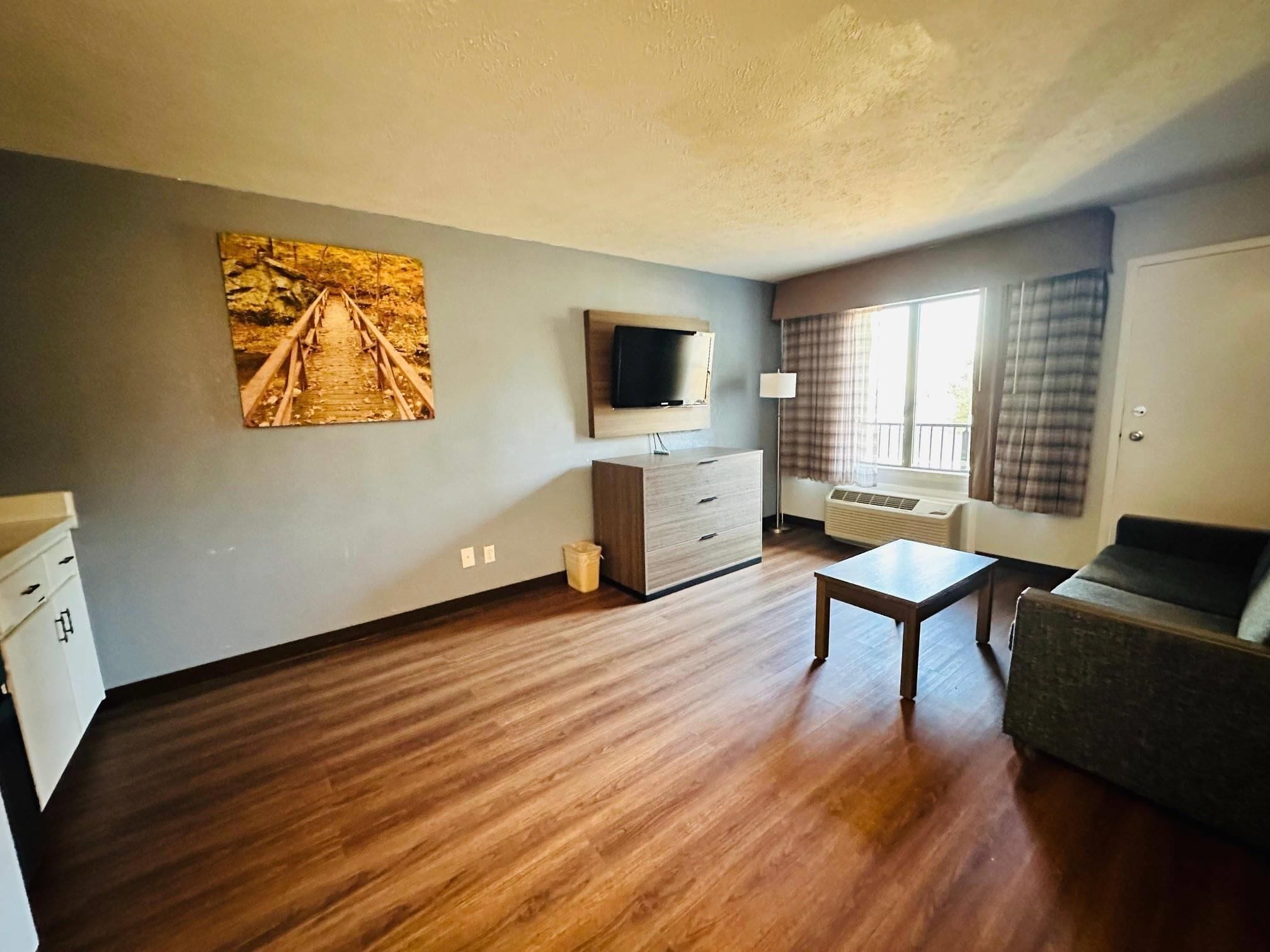 Down duvets, blackout curtains, iron/ironing board, free WiFi