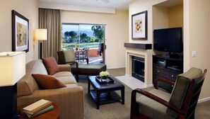 TV, fireplace, stereo - Westin Mission Hills Villa - Mar13-16, for 2025 BNP Paribas Indian Wells Tennis (Rancho Mirage)
