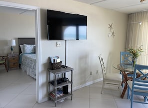 2 bedrooms, iron/ironing board, travel crib, free WiFi