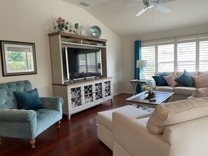 Smart TV, DVD player, video library