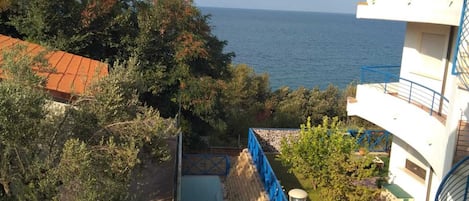 Udsigt fra overnatningsstedet